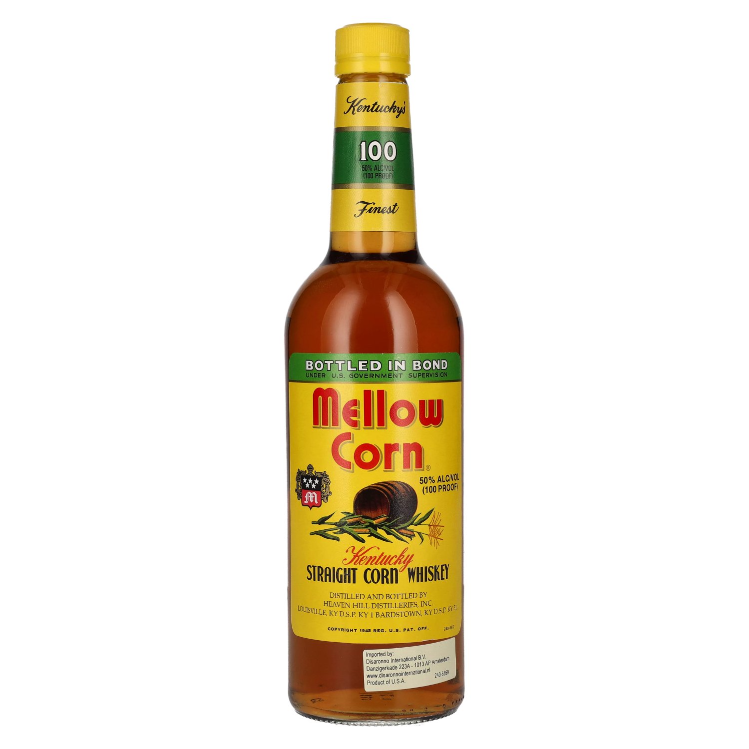 Mellow Corn Kentucky Straight Corn Whiskey 50 Vol. 0,7l