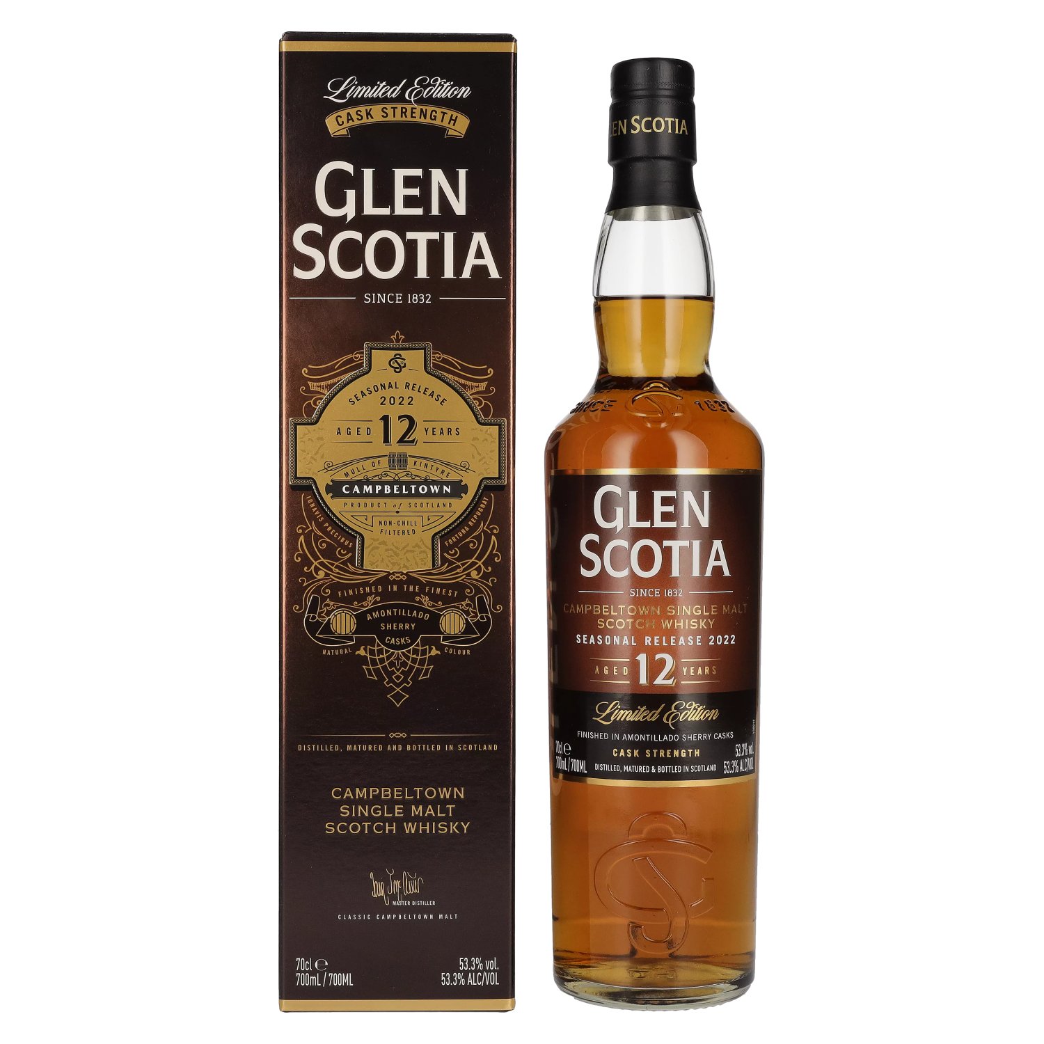 Glen Scotia 12 Years Old SEASONAL Release Single Malt Scotch Whisky ...