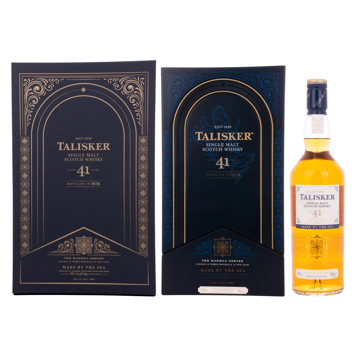 Talisker 41 Years Single Malt Scotch Whisky The Bodega Series 1978 50 7 Vol 0 7l In Geschenkbox