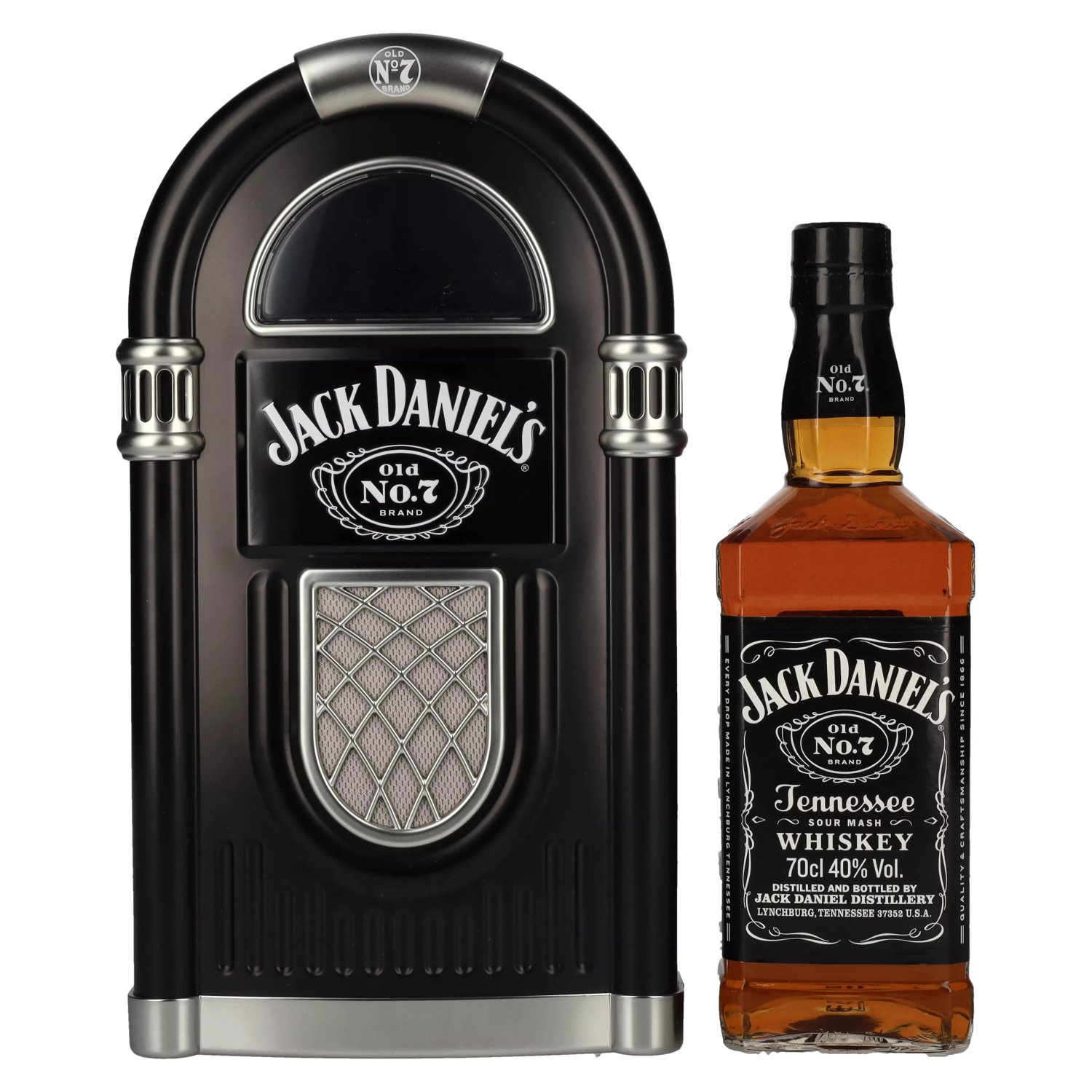 Rejse Generel fodspor Jack Daniel's Tennessee Whiskey JUKEBOX Design 40% Vol. 0,7l in Tinbox