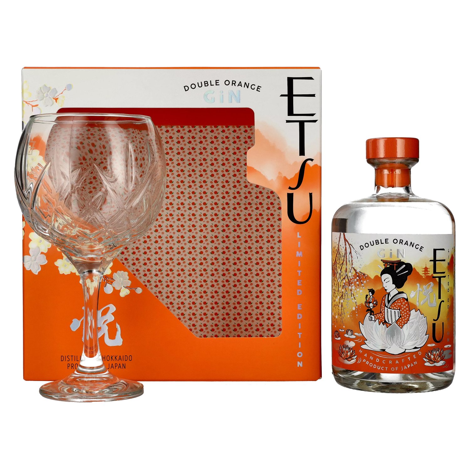 Etsu Gin DOUBLE ORANGE Limited Edition 43% Vol. 0,7l In Geschenkbox Mit ...