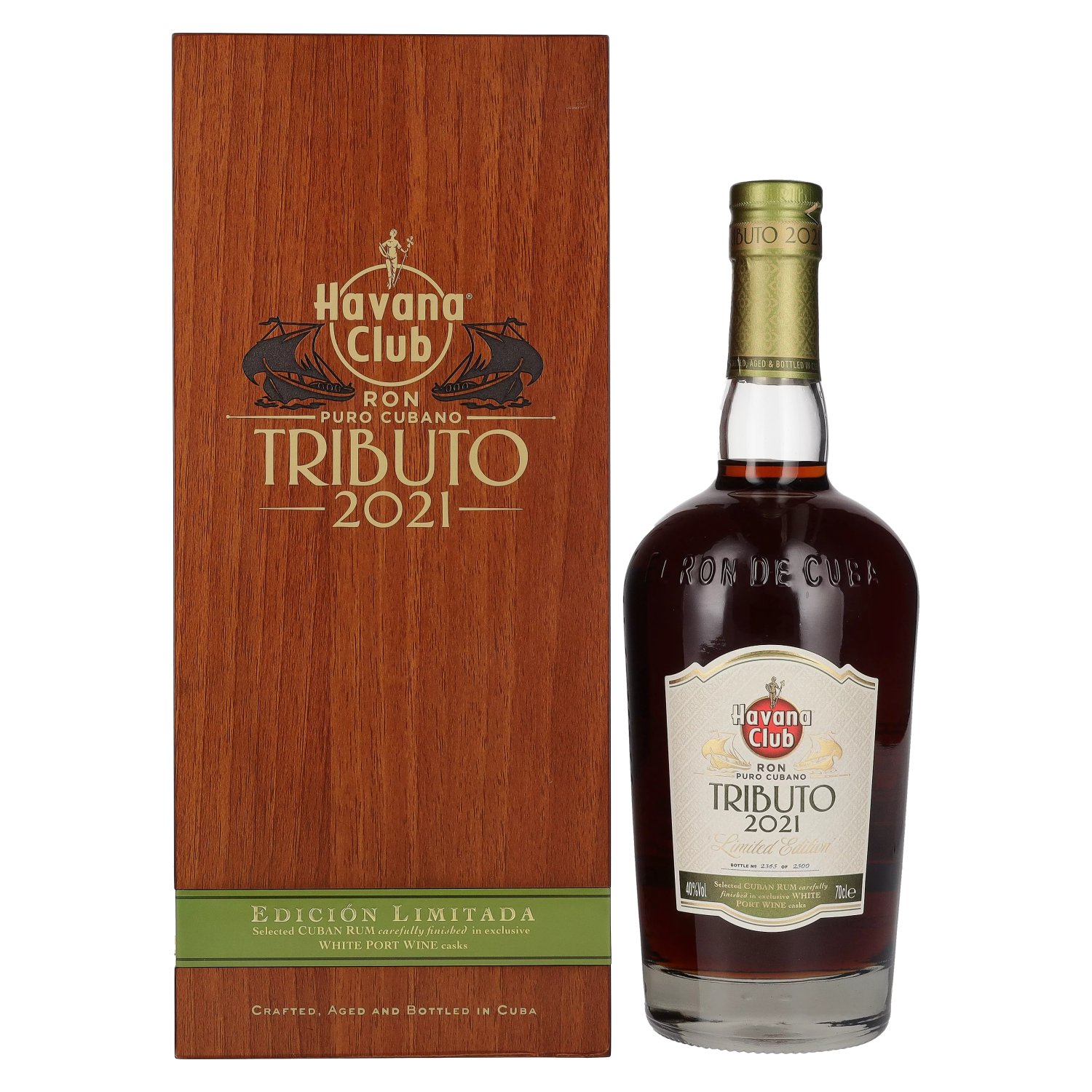 Havana Club TRIBUTO Ron Puro Cubano Limited Edition 2021 40 Vol. 0,7l