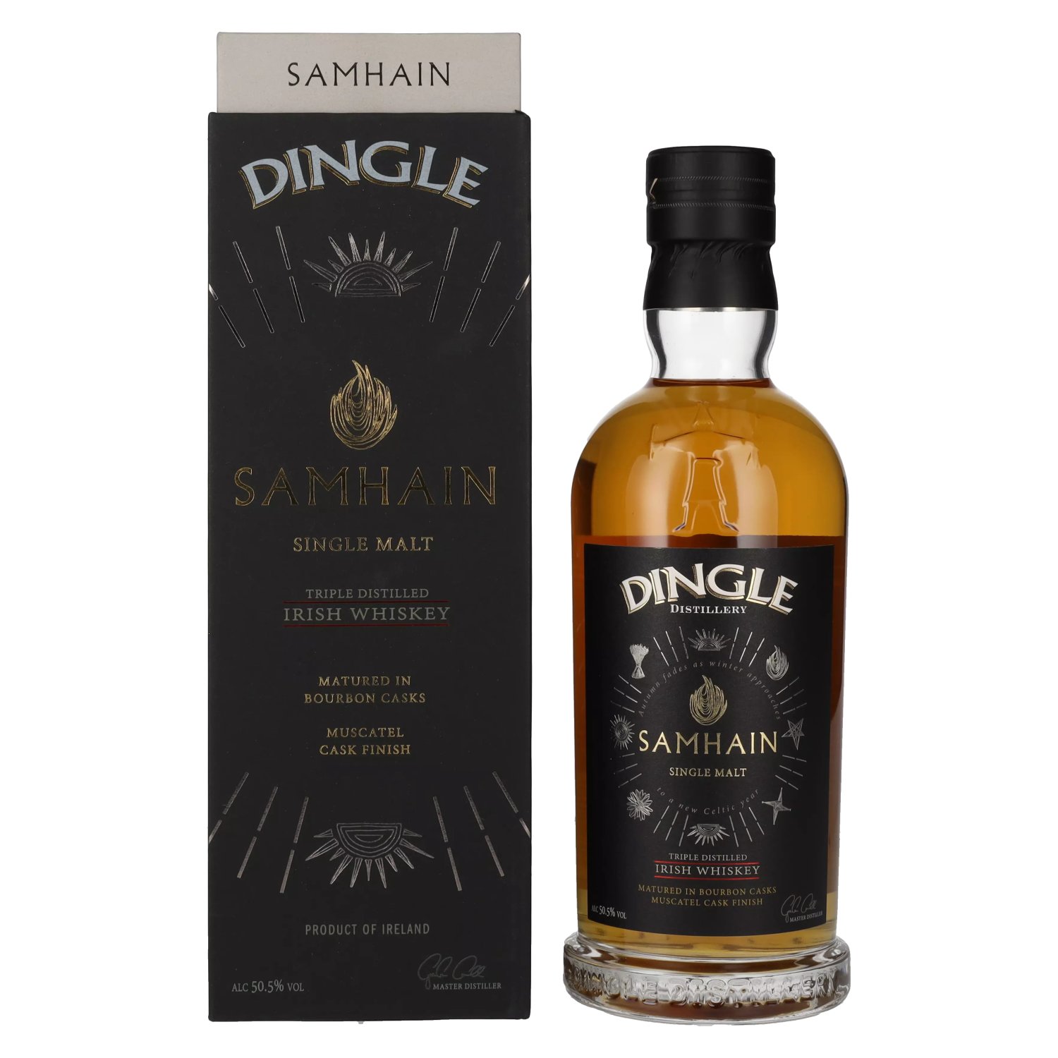 Dingle Samhain Single Malt Irish Whiskey Triple Distilled 505 Vol 07l In Tbox 0496