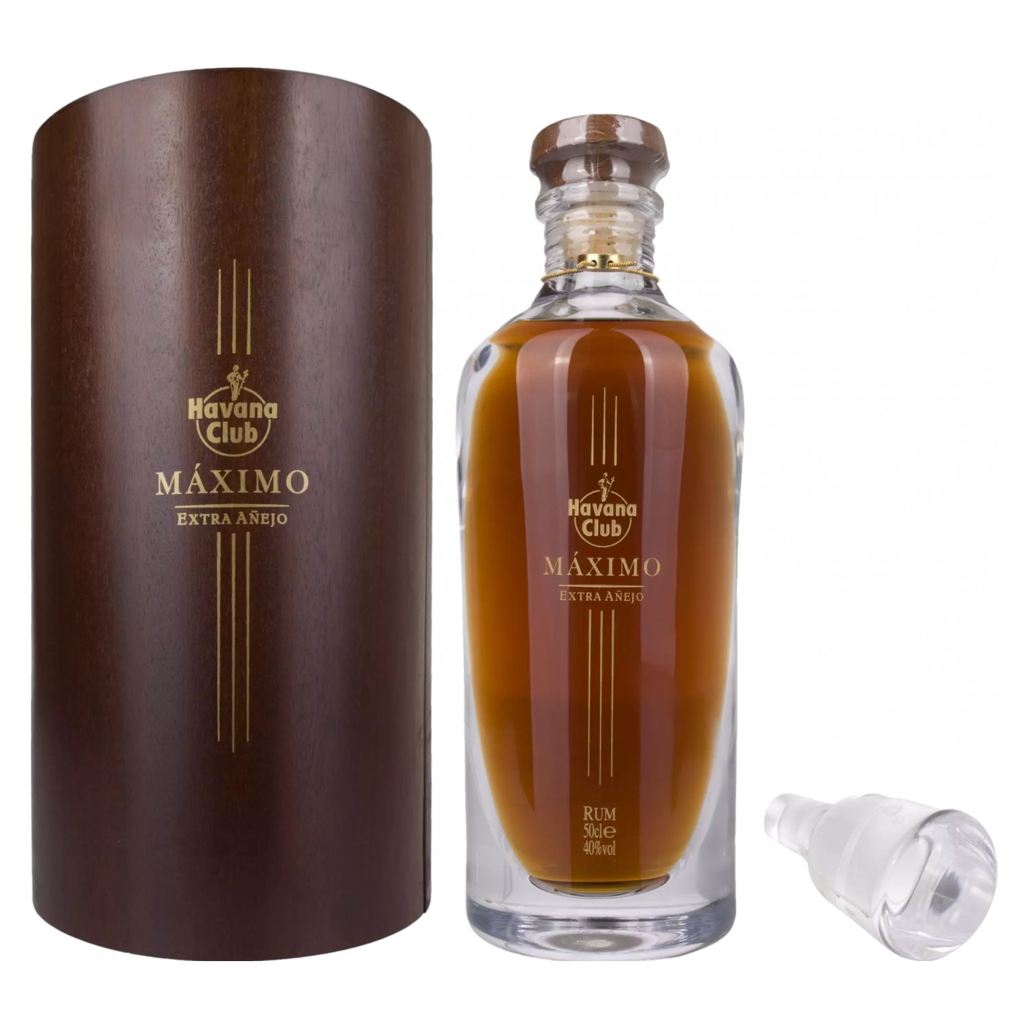 Havana Club Máximo Extra Añejo Rum 40% Vol. 0,5l In Holzkiste